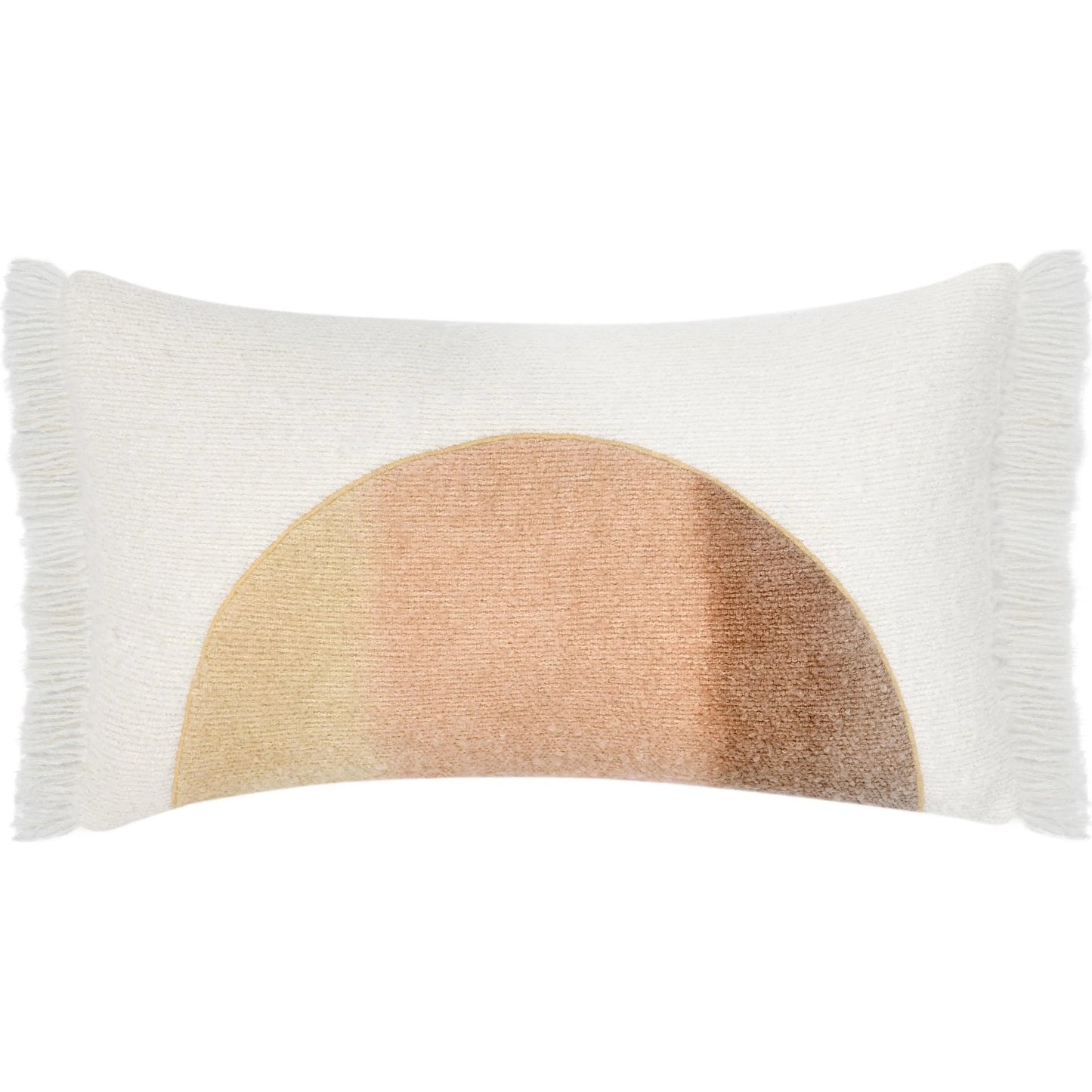 001 SI-2243857 | Primary Silo | Rahun Hand-Dip Dyed Throw Pillow by Villa by Classic Home in ivory. Made from 70% wool acrylic, 30% polyester in a transitional style.