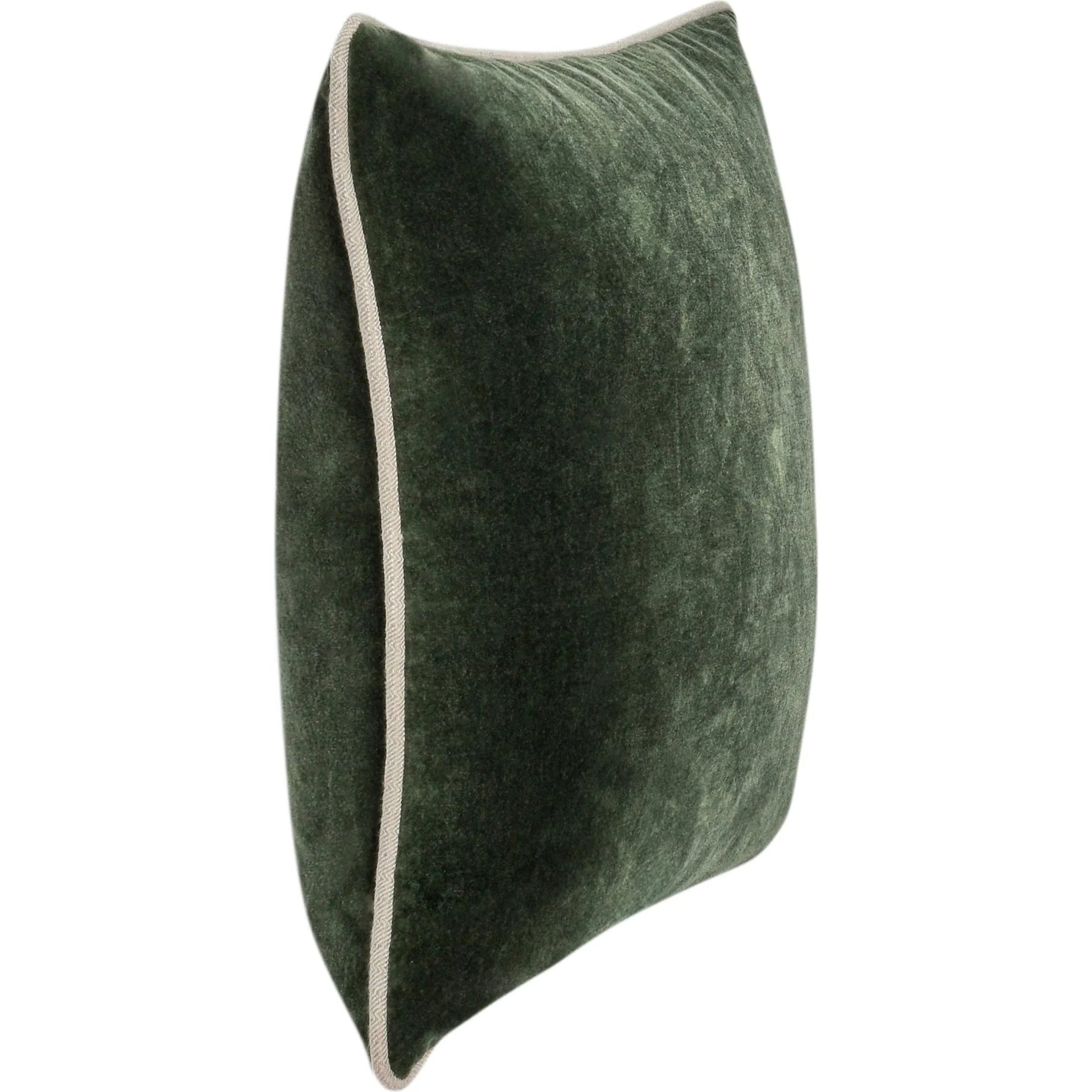 Heirloom Velvet Pillow by Villa by Classic Home in green. Made from 100% cotton in a unique style.