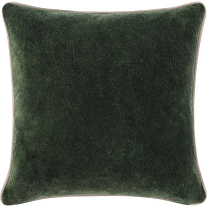 Heirloom Velvet Pillow by Villa by Classic Home in green. Made from 100% cotton in a unique style.