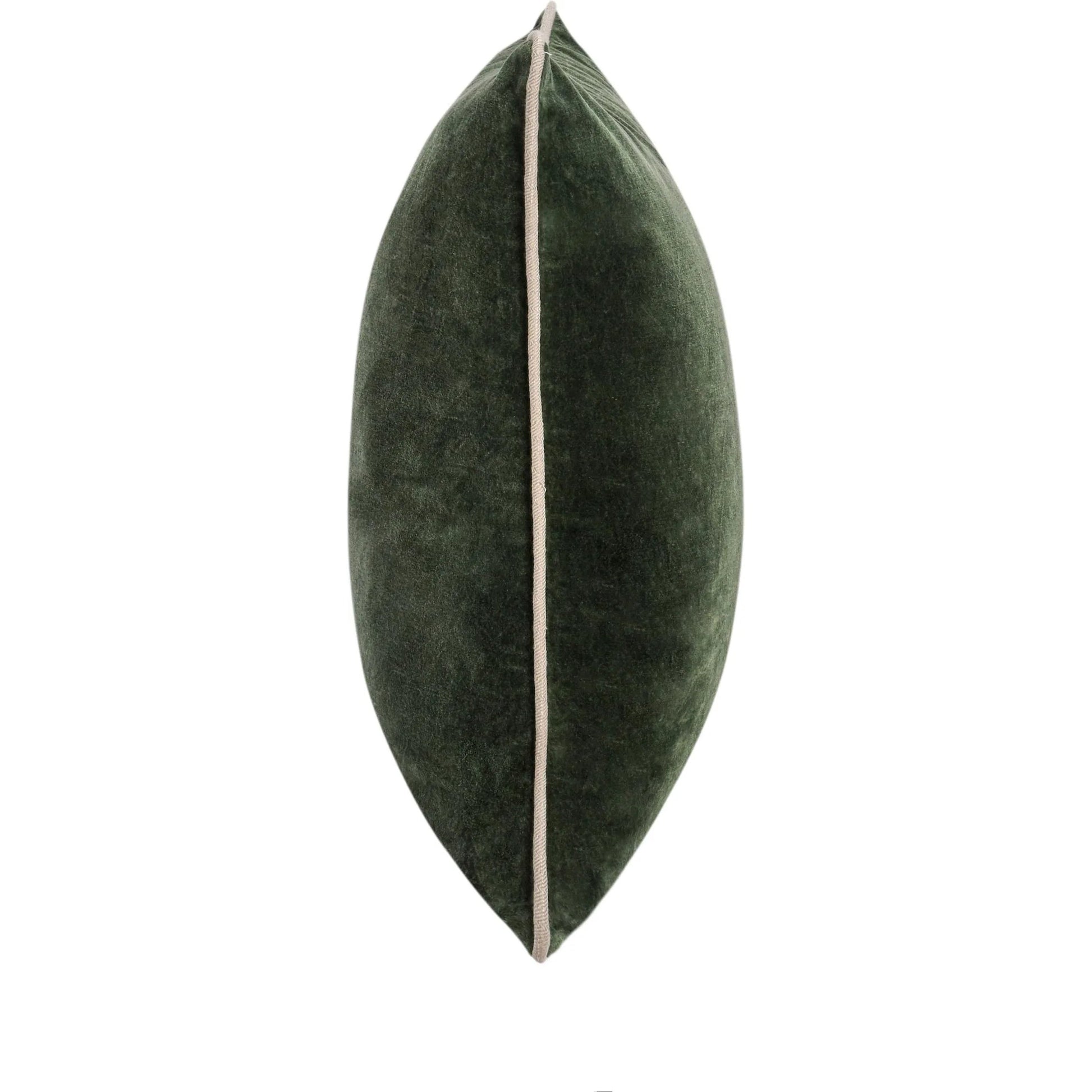 Heirloom Velvet Pillow by Villa by Classic Home in green. Made from 100% cotton in a unique style.
