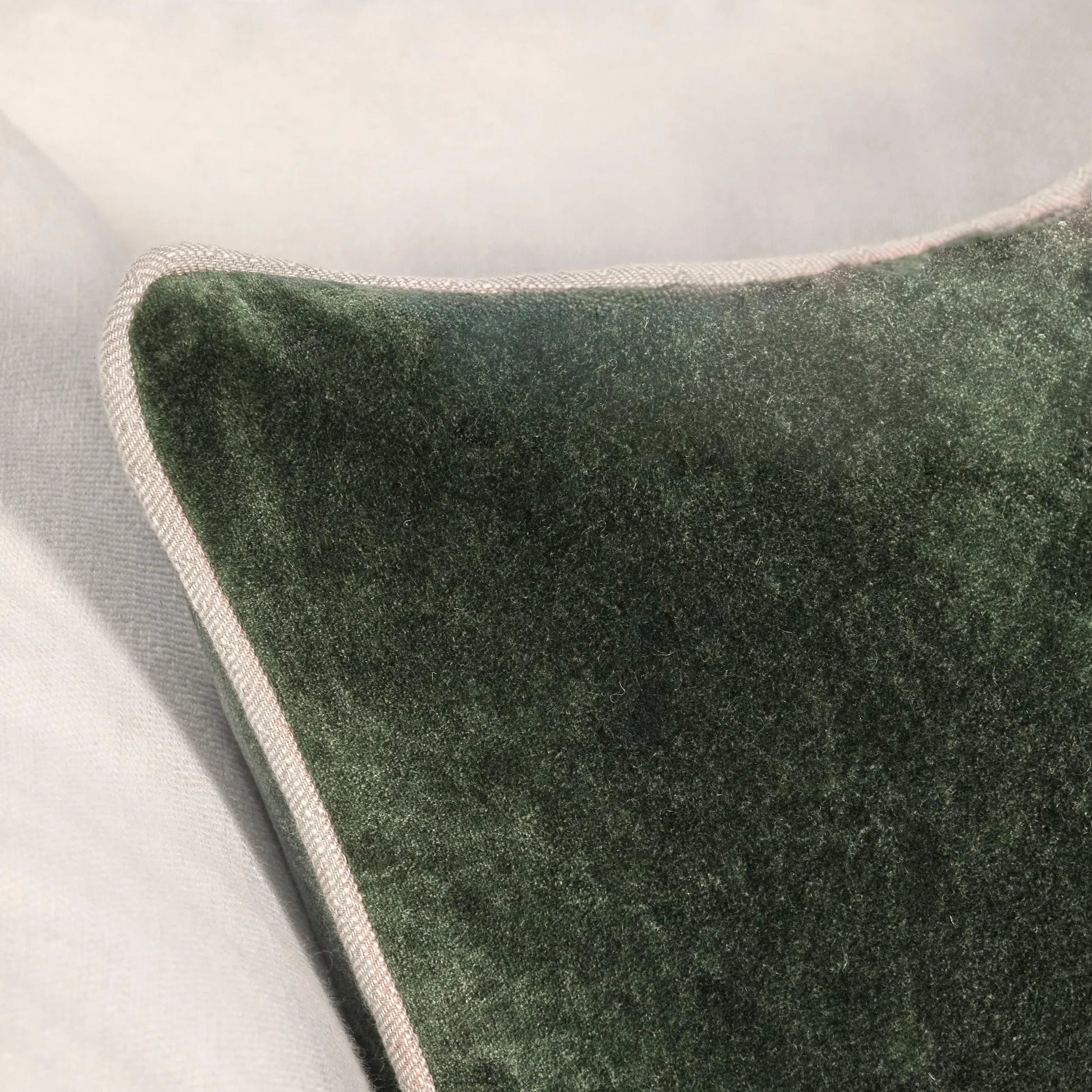 Heirloom Velvet Pillow by Villa by Classic Home in green. Made from 100% cotton in a unique style.