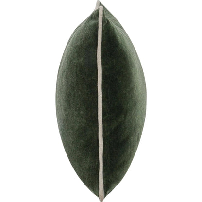 Heirloom Velvet Pillow by Villa by Classic Home in green. Made from 100% cotton in a unique style.