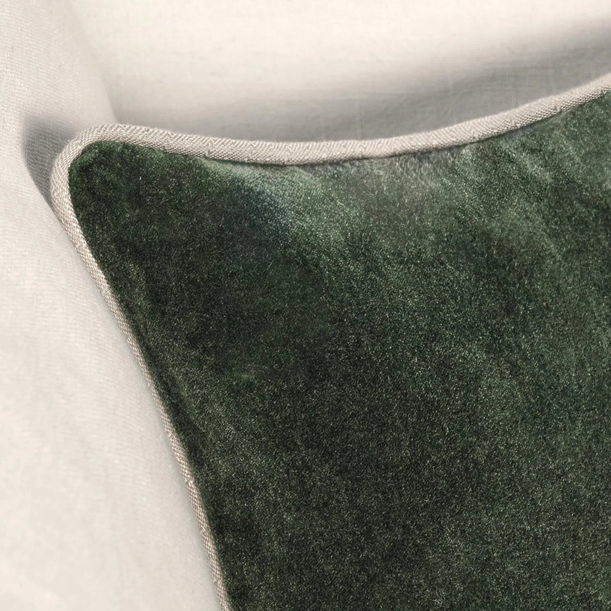Heirloom Velvet Pillow by Villa by Classic Home in green. Made from 100% cotton in a unique style.