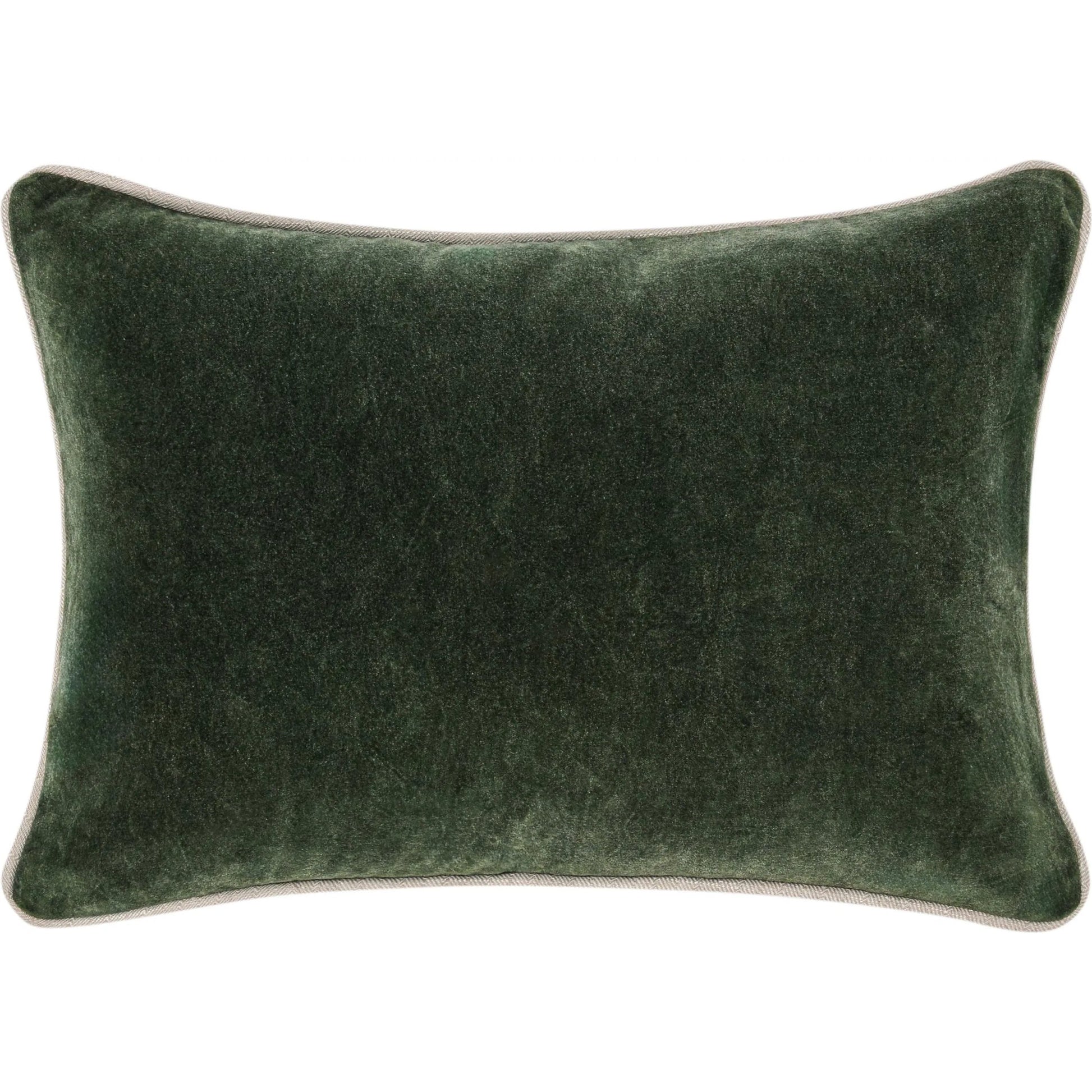 Heirloom Velvet Pillow by Villa by Classic Home in green. Made from 100% cotton in a unique style.