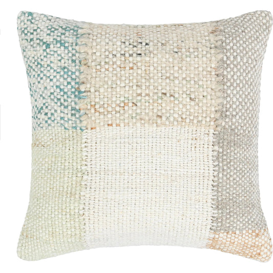 Ritsa Jute Throw Pillow by Villa by Classic Home in multicolor. Made from 60% cotton, 40% jute in a unique style.