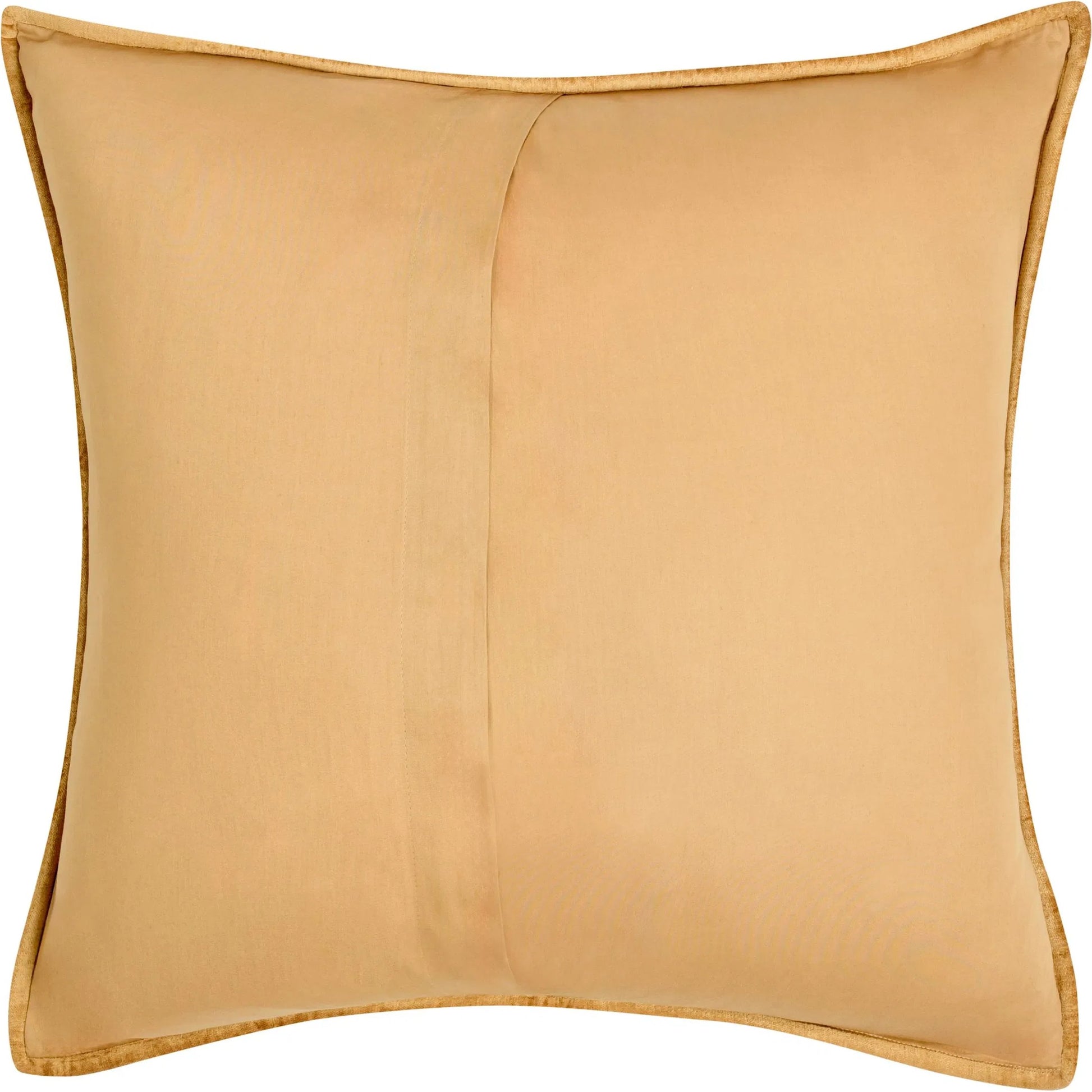 Bari Velvet Honey Gold Sham by Villa by Classic Home in gold. Made from front: 100% rayon velvet, back: 100% solid cotton back in a eclectic & global style.