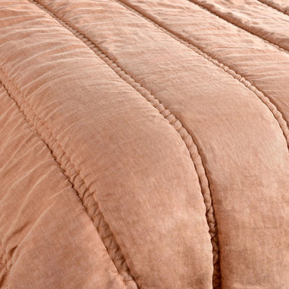 Rowen Cloud Quilt by Villa by Classic Home. Made from 100% ramie in a transitional style.