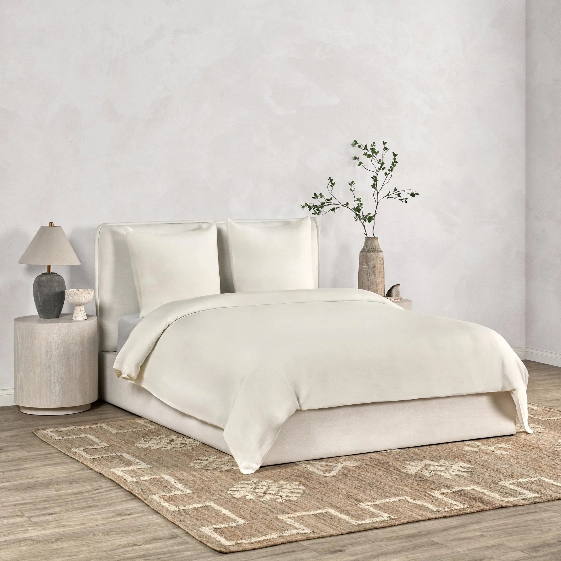 Paloma Hemp Ochre Sham by Villa by Classic Home. Made from 100% hemp in a transitional style.