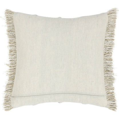 Lucera Woven Fabric Throw Pillow by Villa by Classic Home in beige. Made from 100% cotton in a transitional style.