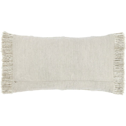 Lucera Woven Fabric Throw Pillow by Villa by Classic Home in beige. Made from 100% cotton in a transitional style.
