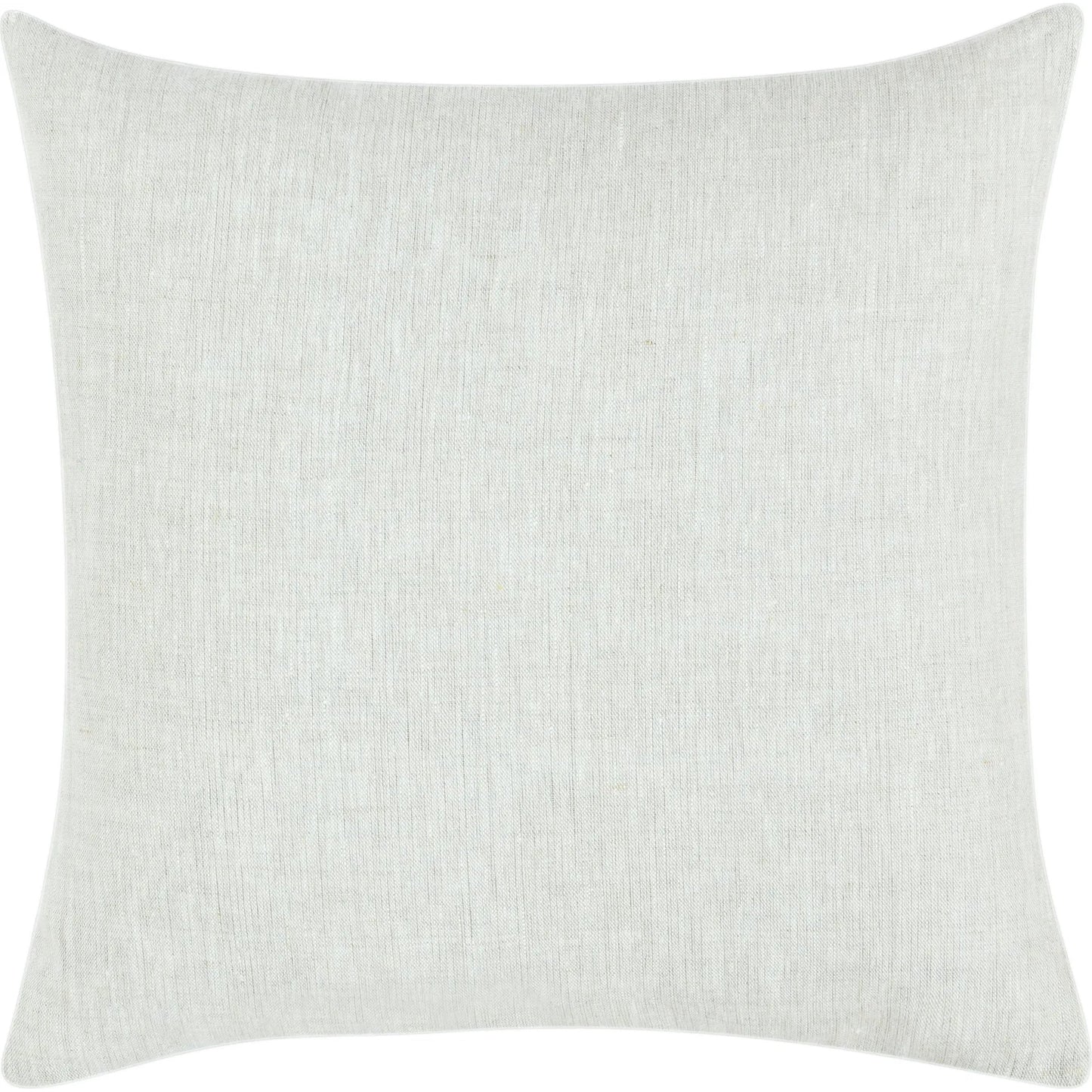 002 SI-2243868 | Additional Silo | Praia Belgian Linen Throw Pillow by Villa by Classic Home in green. Made from 100% belgian flax linen in a modern style.