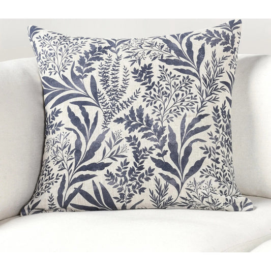 Mulberry Belgian Linen Throw Pillow by Villa by Classic Home. Made from 100% belgian flax linen in a traditional style.