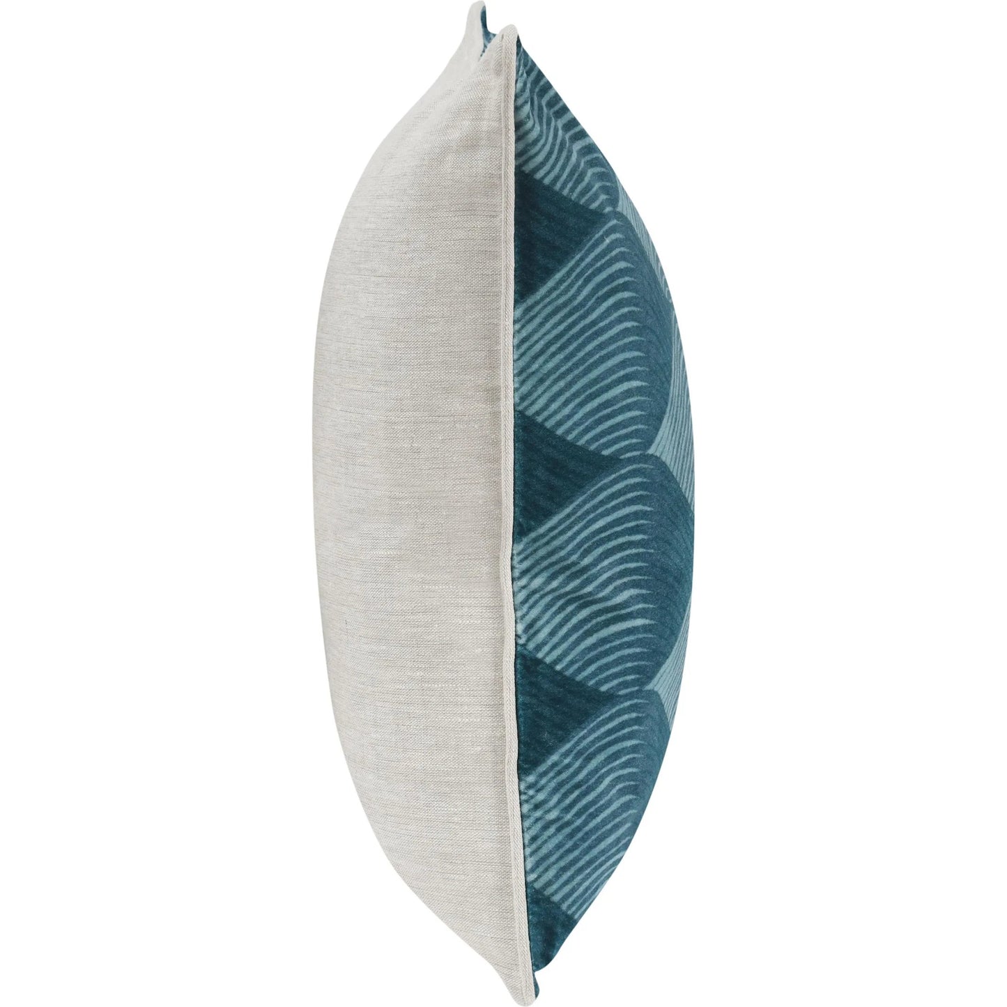 008 SI-2243731 | Additional Silo | Scala Cotton Velvet Throw Pillow by Villa by Classic Home in blue. Made from 100% cotton velvet in a eclectic & global style.