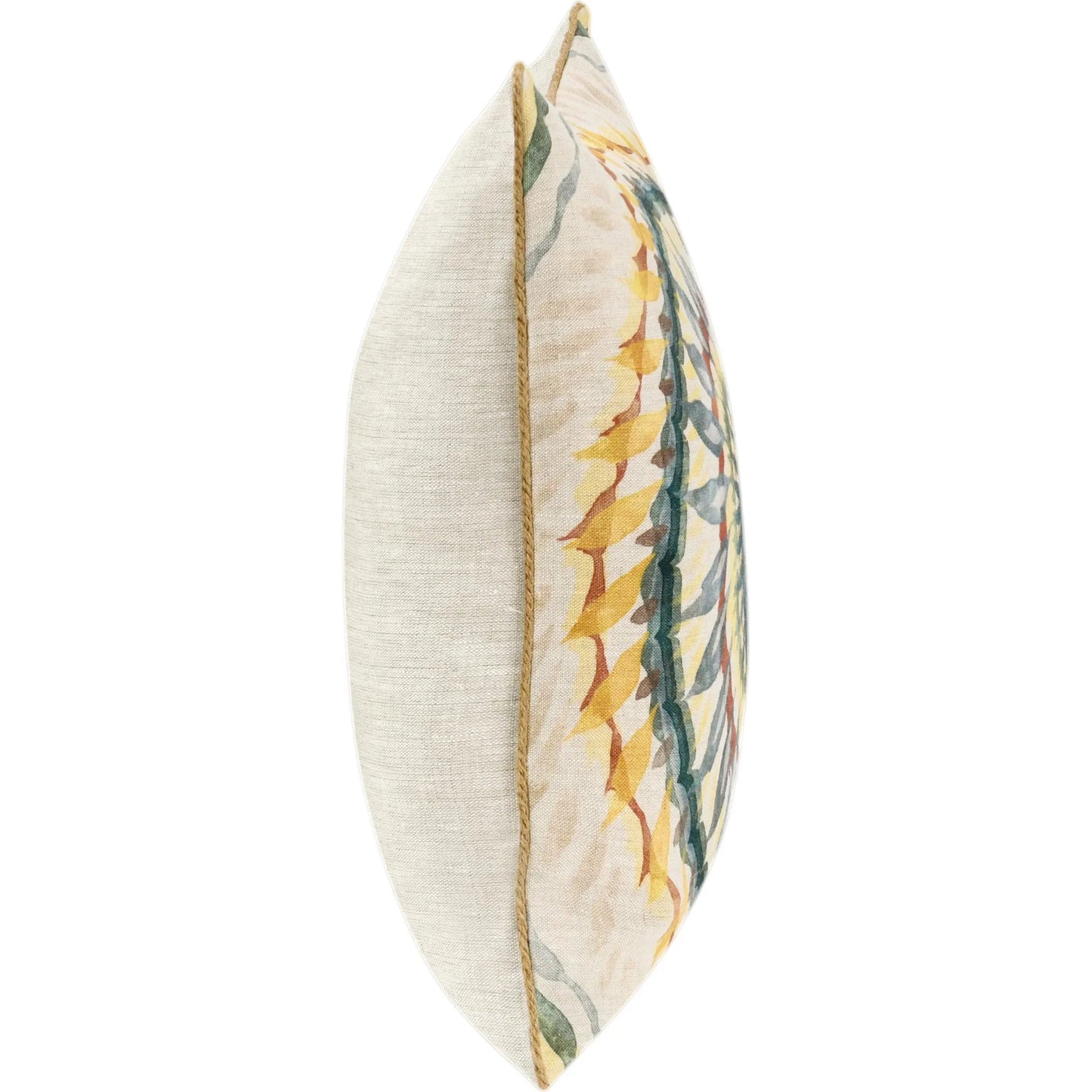 004 SI-2243870 | Additional Silo | Mesta Belgian Linen Throw Pillow by Villa by Classic Home in multi-color. Made from 100% belgian flax linen in a eclectic & global style.