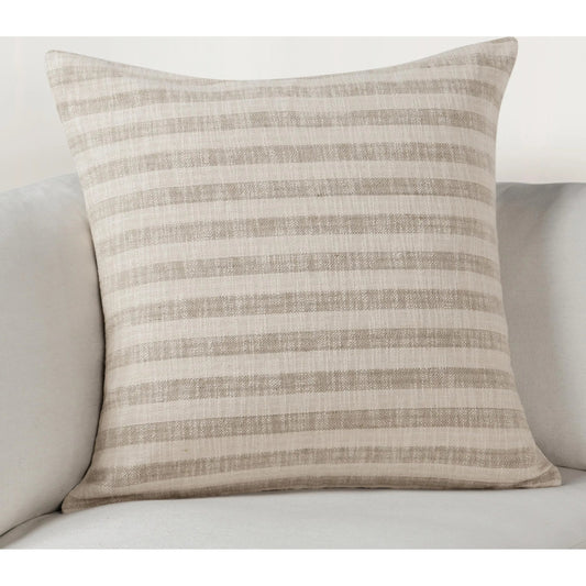 Linna Linen Blend Fabric Throw Pillow by Villa by Classic Home. Made from 60% cotton, 40% linen in a unique style.