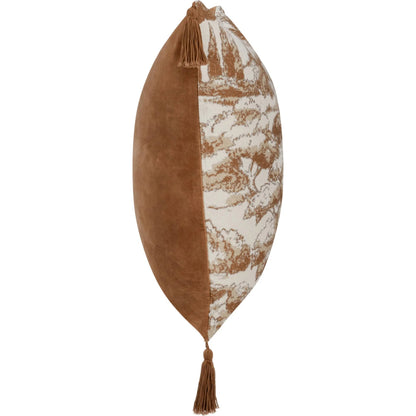 Stonework Cotton Linen Blend Throw Pillow by Villa by Classic Home. Made from 60% linen, 40% cotton in a traditional style.