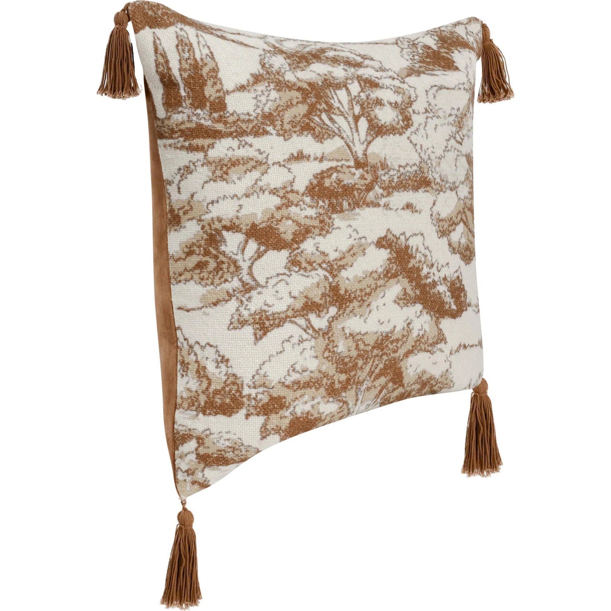 Stonework Cotton Linen Blend Throw Pillow by Villa by Classic Home. Made from 60% linen, 40% cotton in a traditional style.
