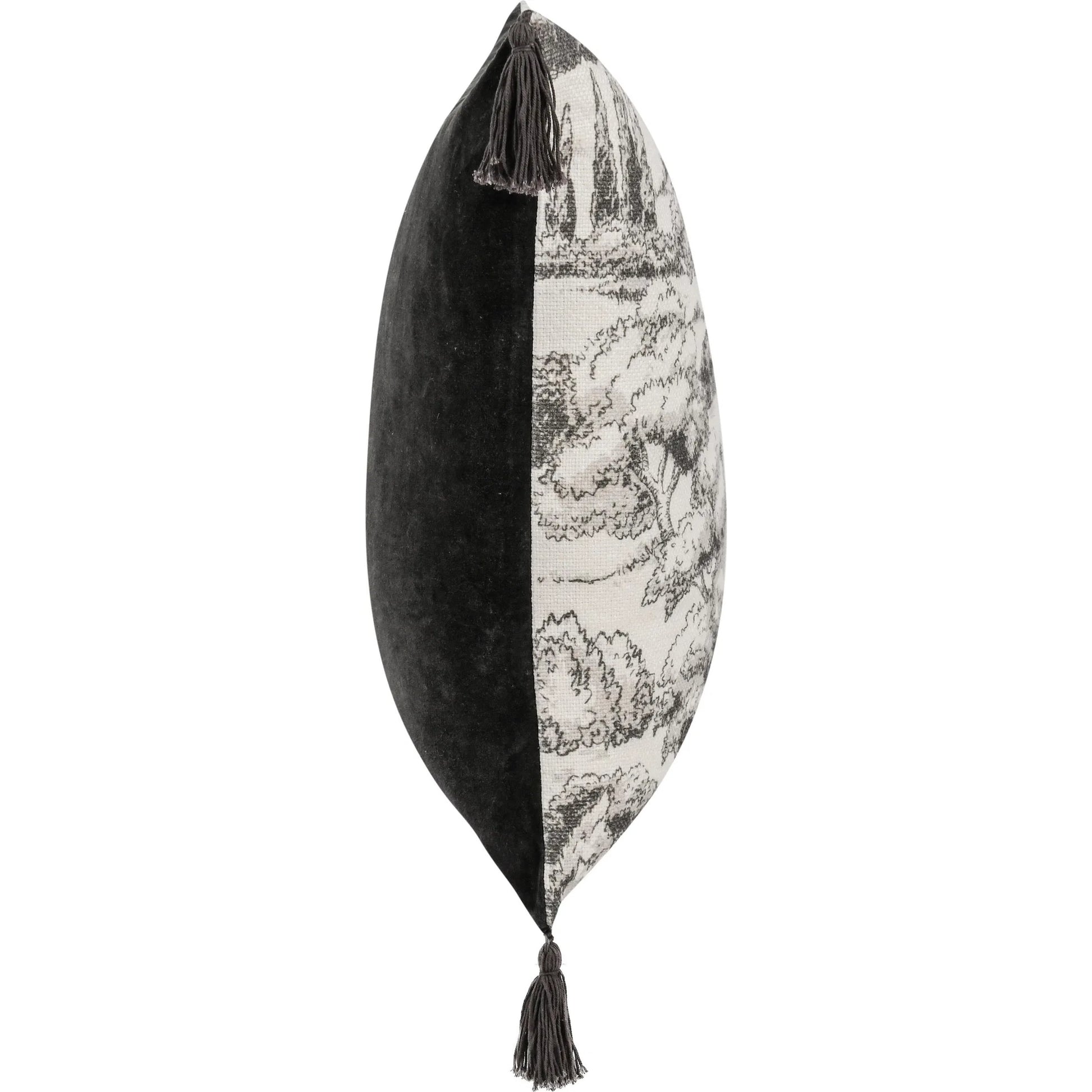Stonework Cotton Linen Blend Throw Pillow by Villa by Classic Home. Made from 60% linen, 40% cotton in a traditional style.