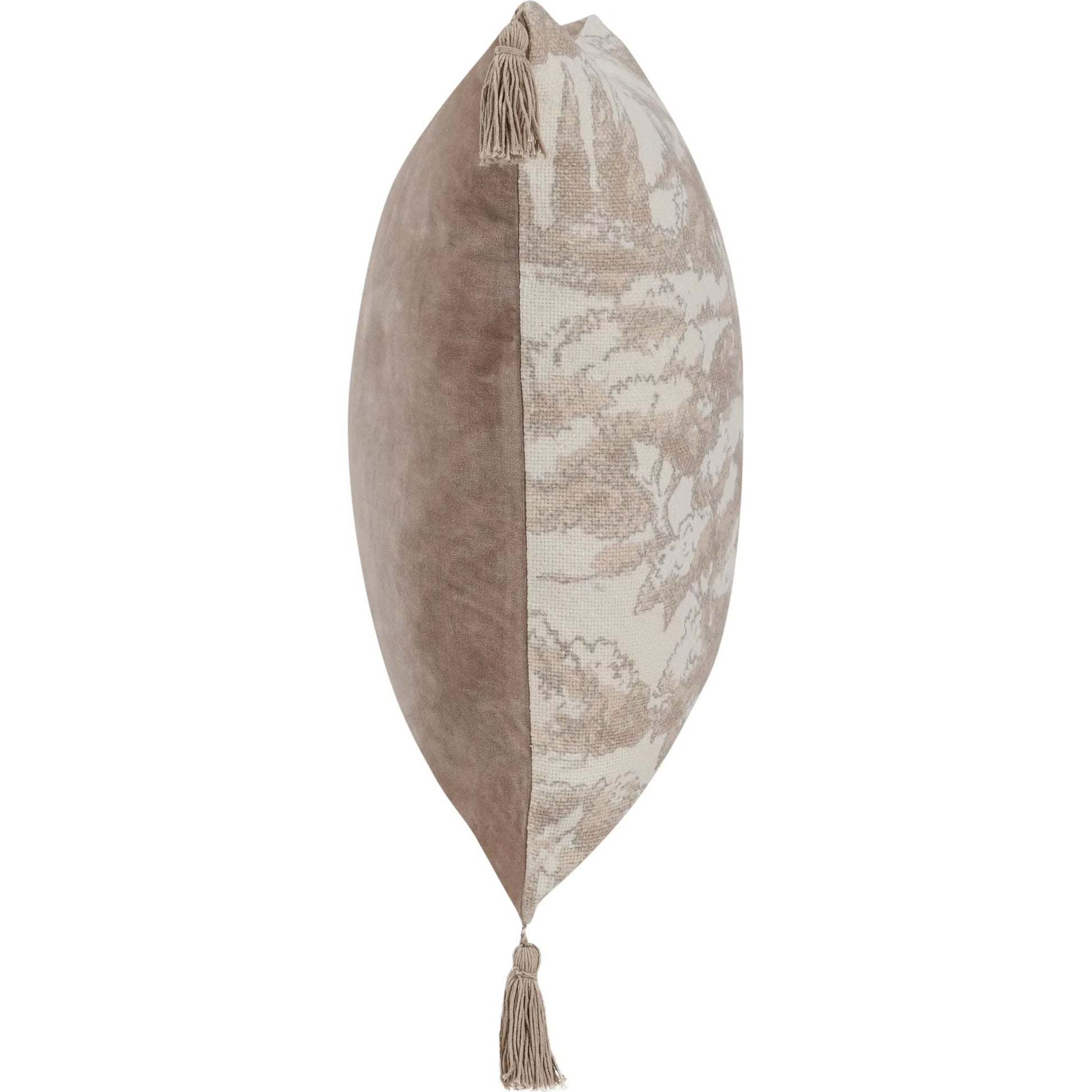 Stonework Cotton Linen Blend Throw Pillow by Villa by Classic Home. Made from 60% linen, 40% cotton in a traditional style.