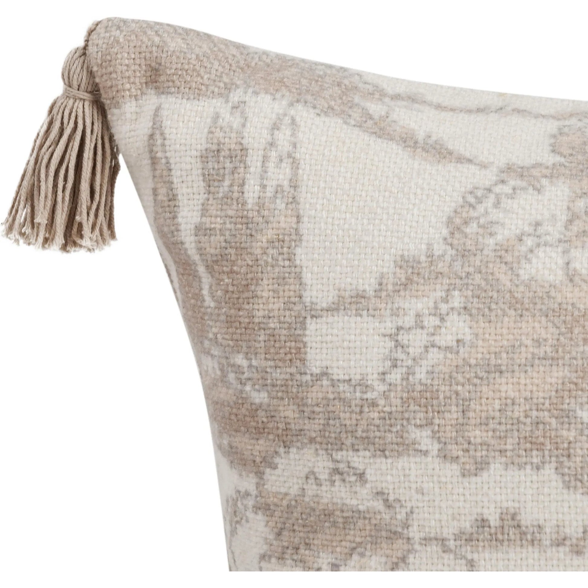 Stonework Cotton Linen Blend Throw Pillow by Villa by Classic Home. Made from 60% linen, 40% cotton in a traditional style.