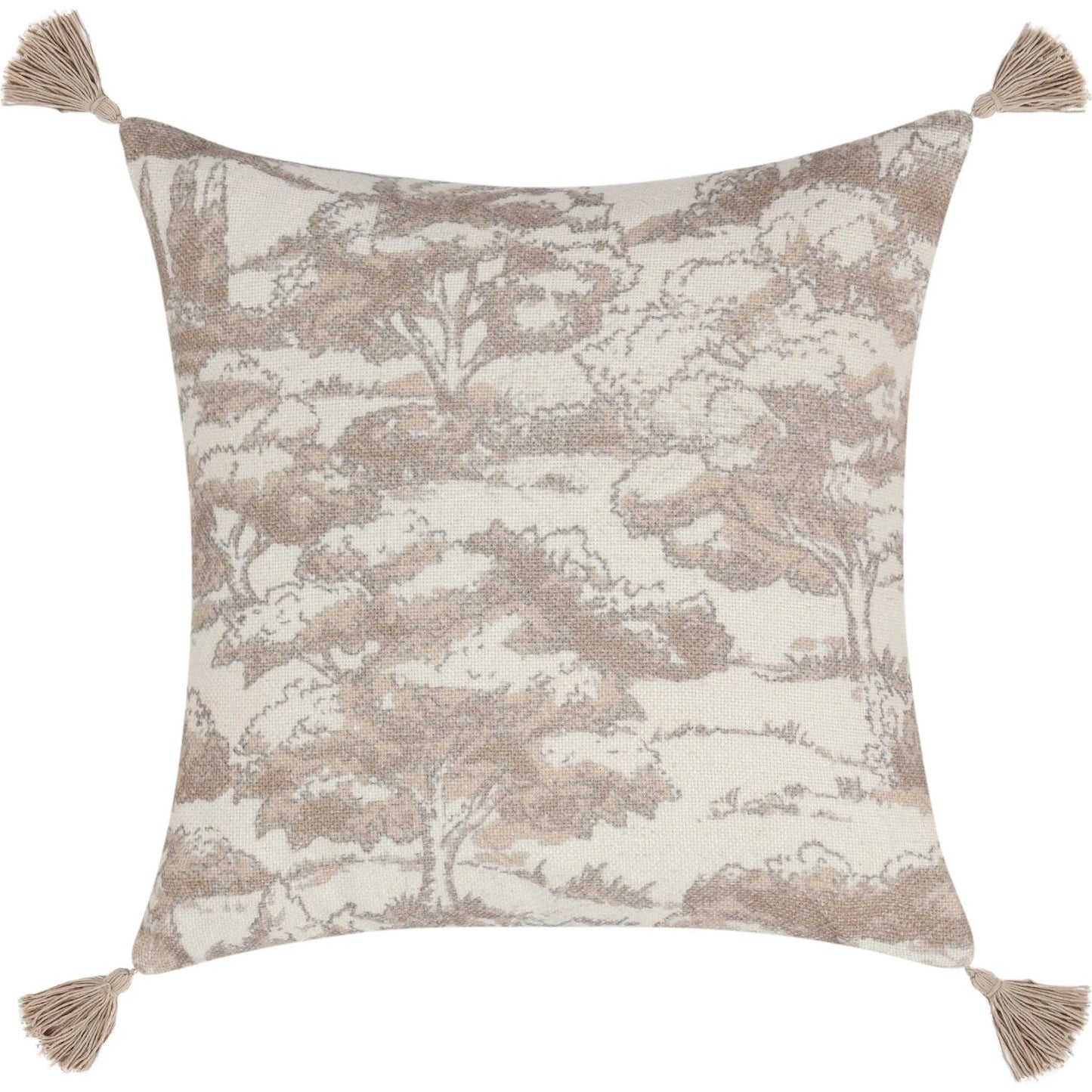 009 SI-2243736 | Primary Silo | Stonework Cotton Linen Blend Throw Pillow by Villa by Classic Home. Made from 60% linen, 40% cotton in a traditional style.
