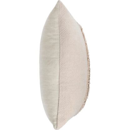 Lira Linen Blend Throw Pillow by Villa by Classic Home in natural. Made from 60% linen, 40% cotton, 100% cotton back in a unique style.