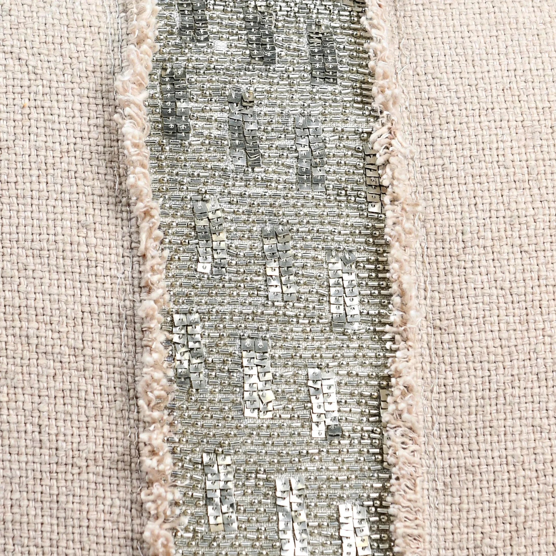 Lira Linen Blend Throw Pillow by Villa by Classic Home in natural. Made from 60% linen, 40% cotton, 100% cotton back in a unique style.
