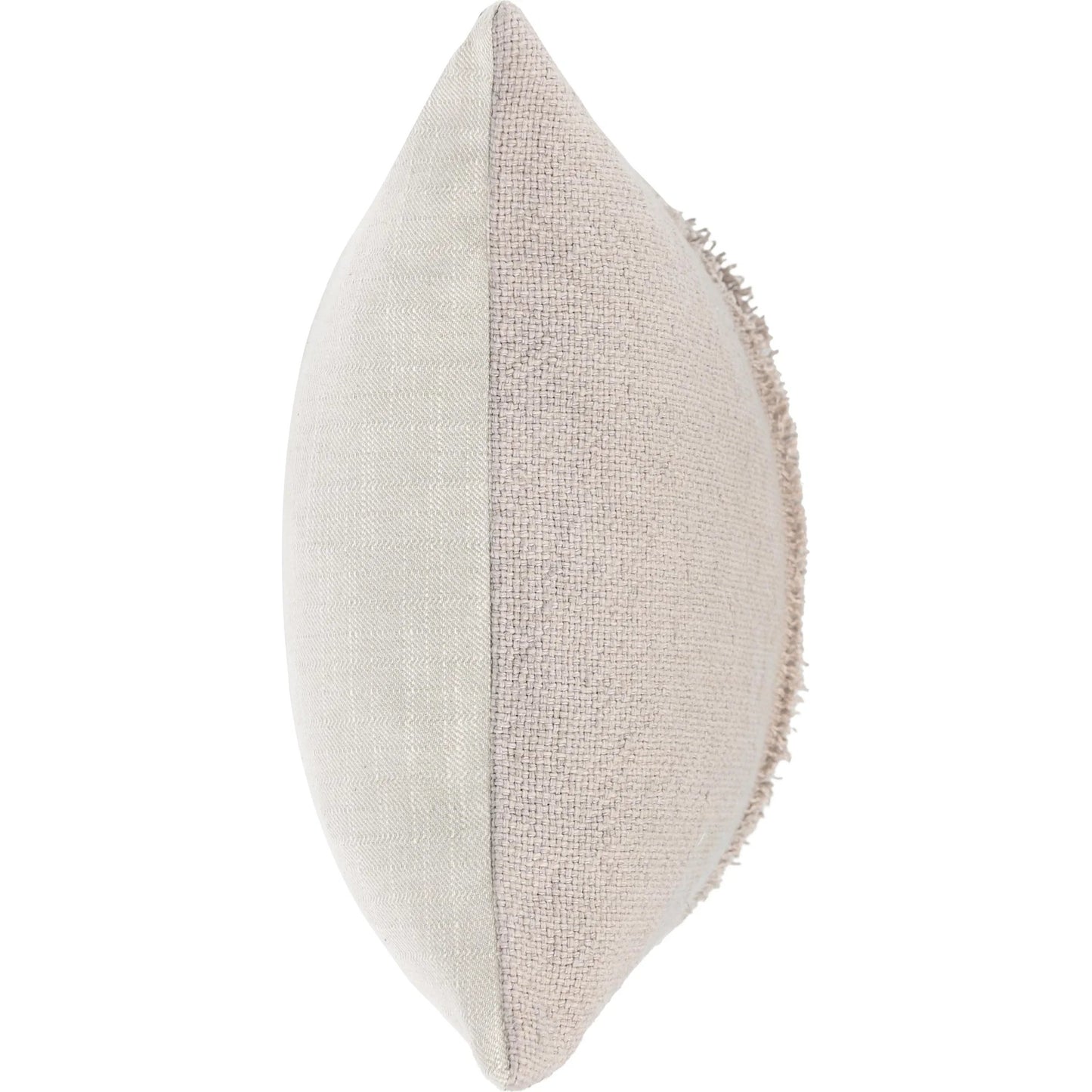 006 SI-2533337 | Additional Silo | Lira Linen Blend Throw Pillow by Villa by Classic Home in natural. Made from 60% linen, 40% cotton, 100% cotton back in a unique style.