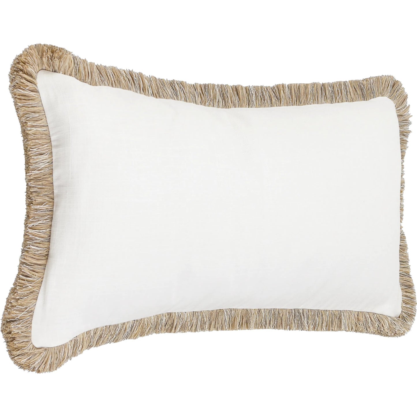 003 SI-2355303 | Additional Silo | Cara Linen Blend Fabric Throw Pillow by Villa by Classic Home in ivory, natural. Made from 50% cotton, 50% linen in a transitional style.