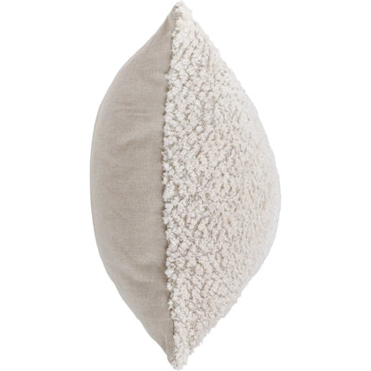 Maris Cotton Linen Blend Throw Pillow by Villa by Classic Home in ivory. Made from 50% cotton, 50% linen in a transitional style.