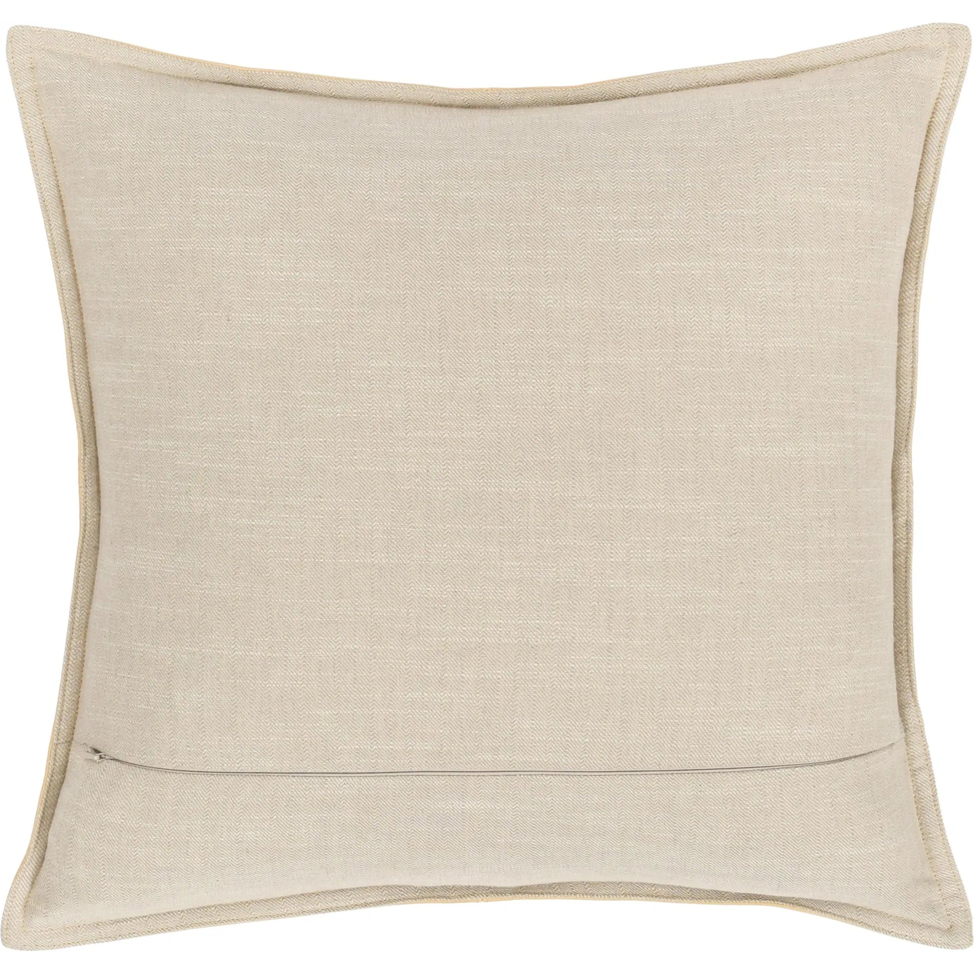 Golden Genuine Leather Throw Pillow by Villa by Classic Home in wheat. Made from 100% genuine leather, 100% cotton in a unique style.