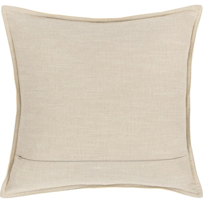 Golden Genuine Leather Throw Pillow by Villa by Classic Home in wheat. Made from 100% genuine leather, 100% cotton in a unique style.