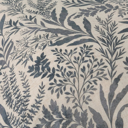 Mulberry Denim Duvet by Villa by Classic Home in blue. Made from 70% linen, 30% cotton, cotton sateen back in a unique style.