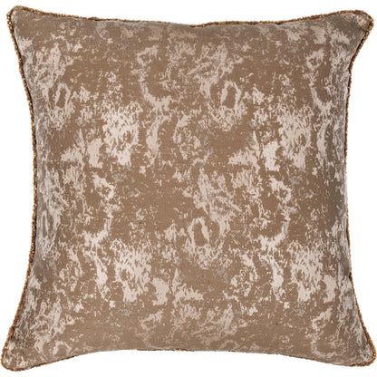Mica Woven Fabric Throw Pillow by Villa by Classic Home in frost. Made from 100% polyester woven, same fabric front in a modern style.