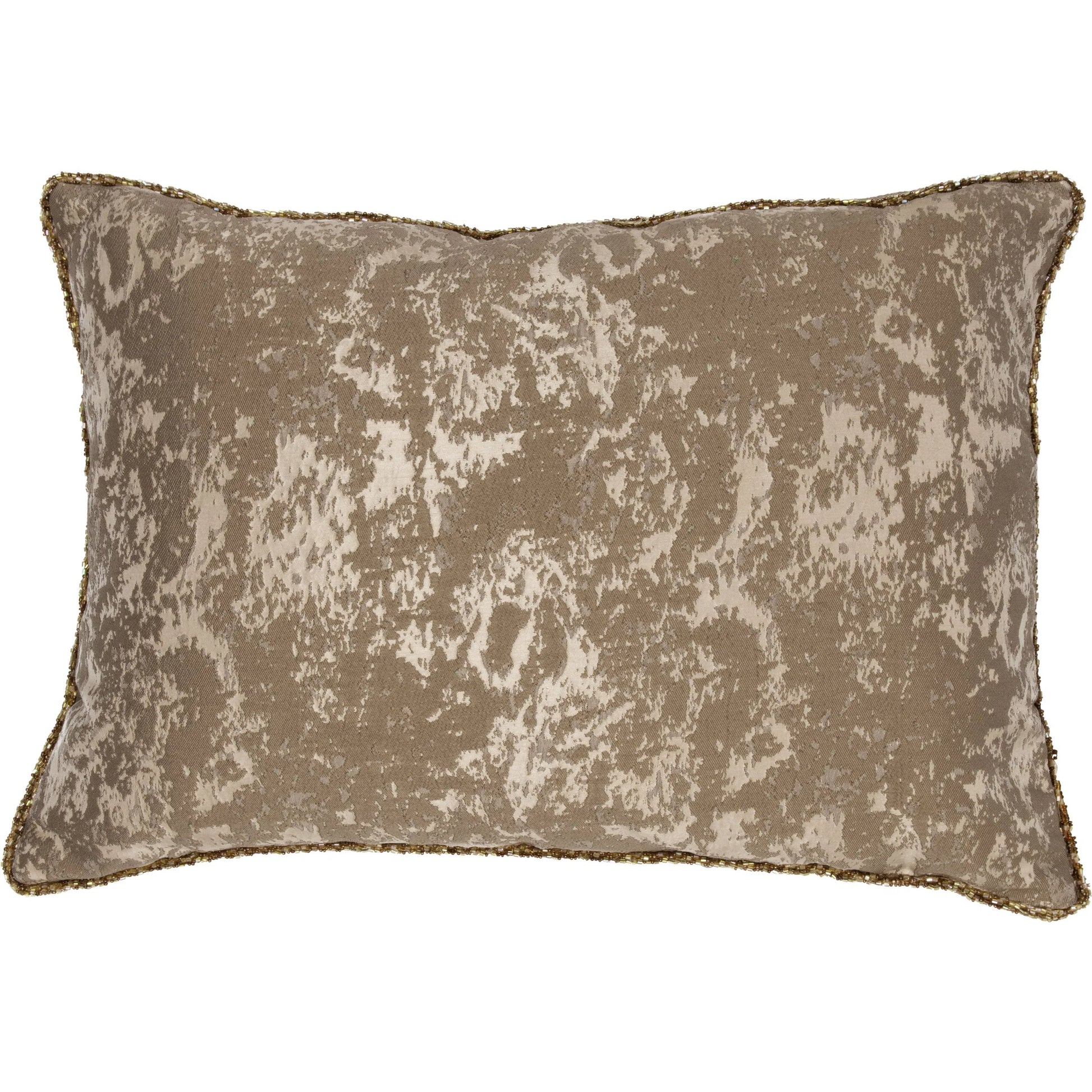 Mica Woven Fabric Throw Pillow by Villa by Classic Home in frost. Made from 100% polyester woven, same fabric front in a modern style.