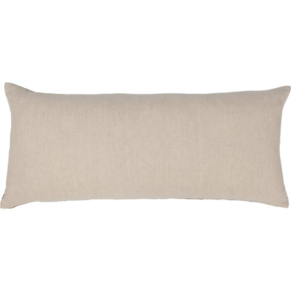 Beryl Linen Blend Fabric Throw Pillow by Villa by Classic Home in cocoa brown. Made from unique in a unique style.