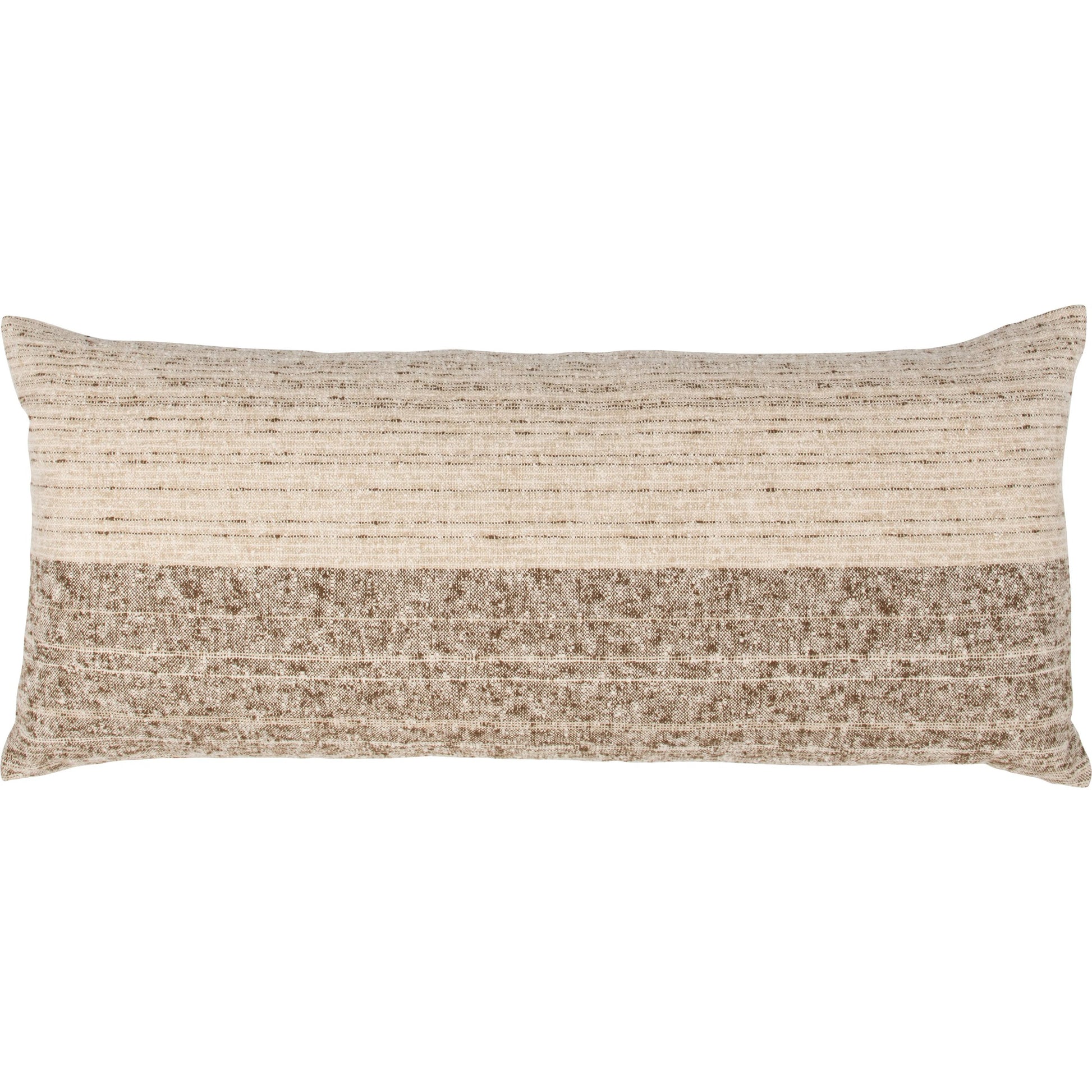 Beryl Linen Blend Fabric Throw Pillow by Villa by Classic Home in cocoa brown. Made from unique in a unique style.