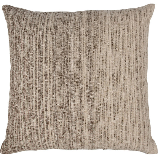 Beryl Linen Blend Fabric Throw Pillow by Villa by Classic Home in cocoa brown. Made from unique in a unique style.