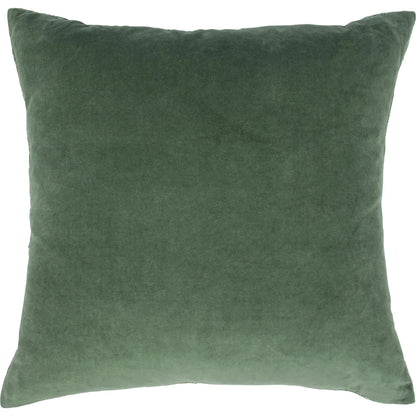 Spartina Linen Blend Throw Pillow by Villa by Classic Home in green. Made from 60% linen, 40% cotton, 100% cotton velvet back in a unique style.
