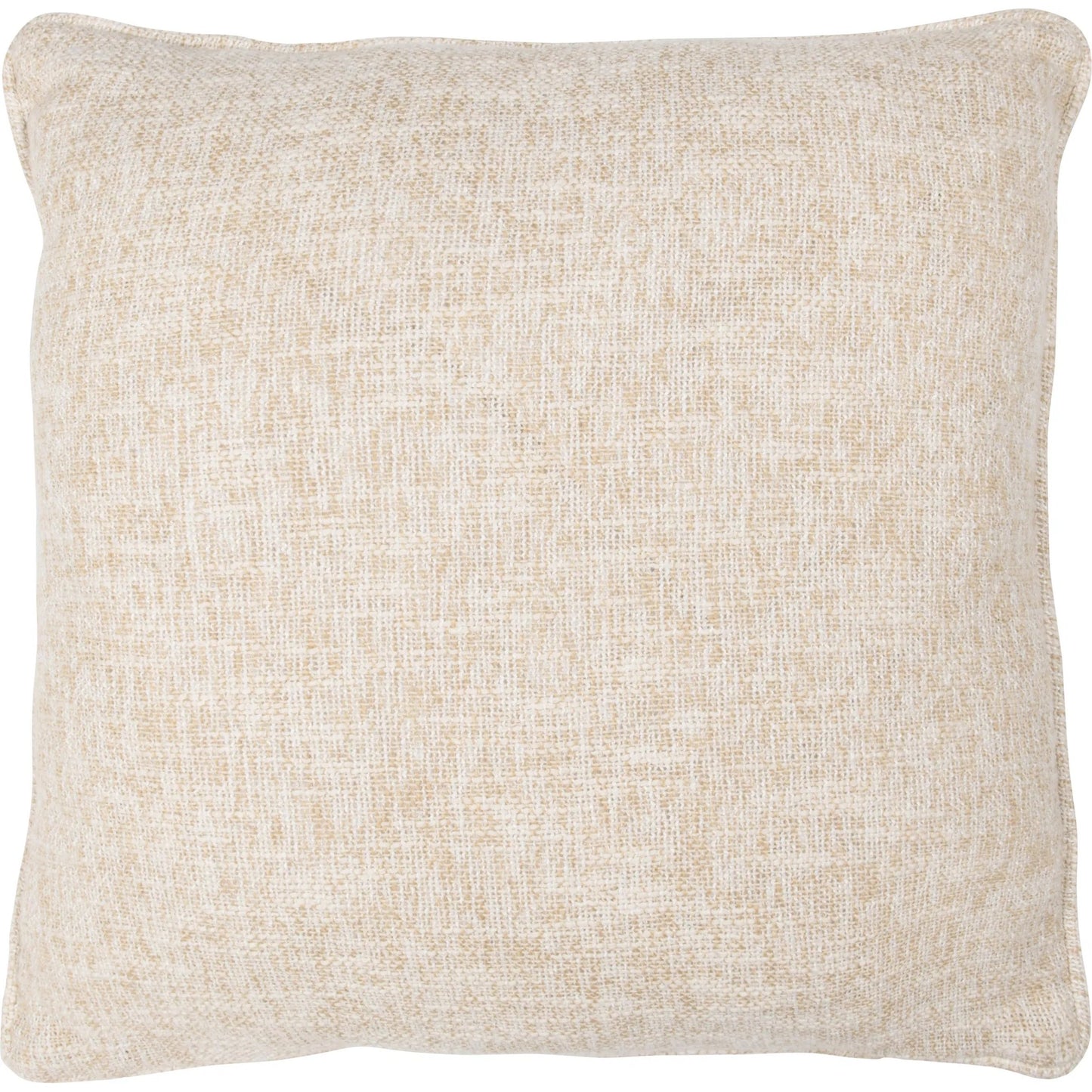 001 SI-2533379 | Primary Silo | Fallow Cotton Blend Throw Pillow by Villa by Classic Home in beige. Made from 70% cotton, 30% polyester, same fabric front in a unique style.