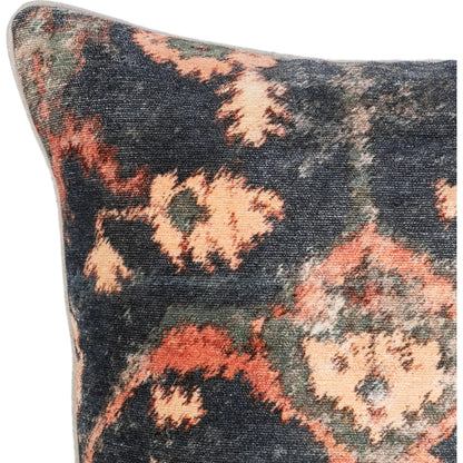 Fairmont Fabric Blend Throw Pillow by Villa by Classic Home in multicolor. Made from 64% viscose, 20% cotton, 16% polyester, 50% cotton, 50% linen back in a unique style.