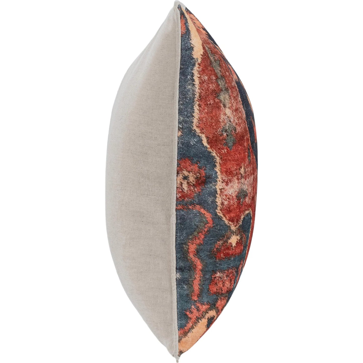 003 SI-2533455 | Additional Silo | Fairmont Fabric Blend Throw Pillow by Villa by Classic Home in multicolor. Made from 64% viscose, 20% cotton, 16% polyester, 50% cotton, 50% linen back in a unique style.