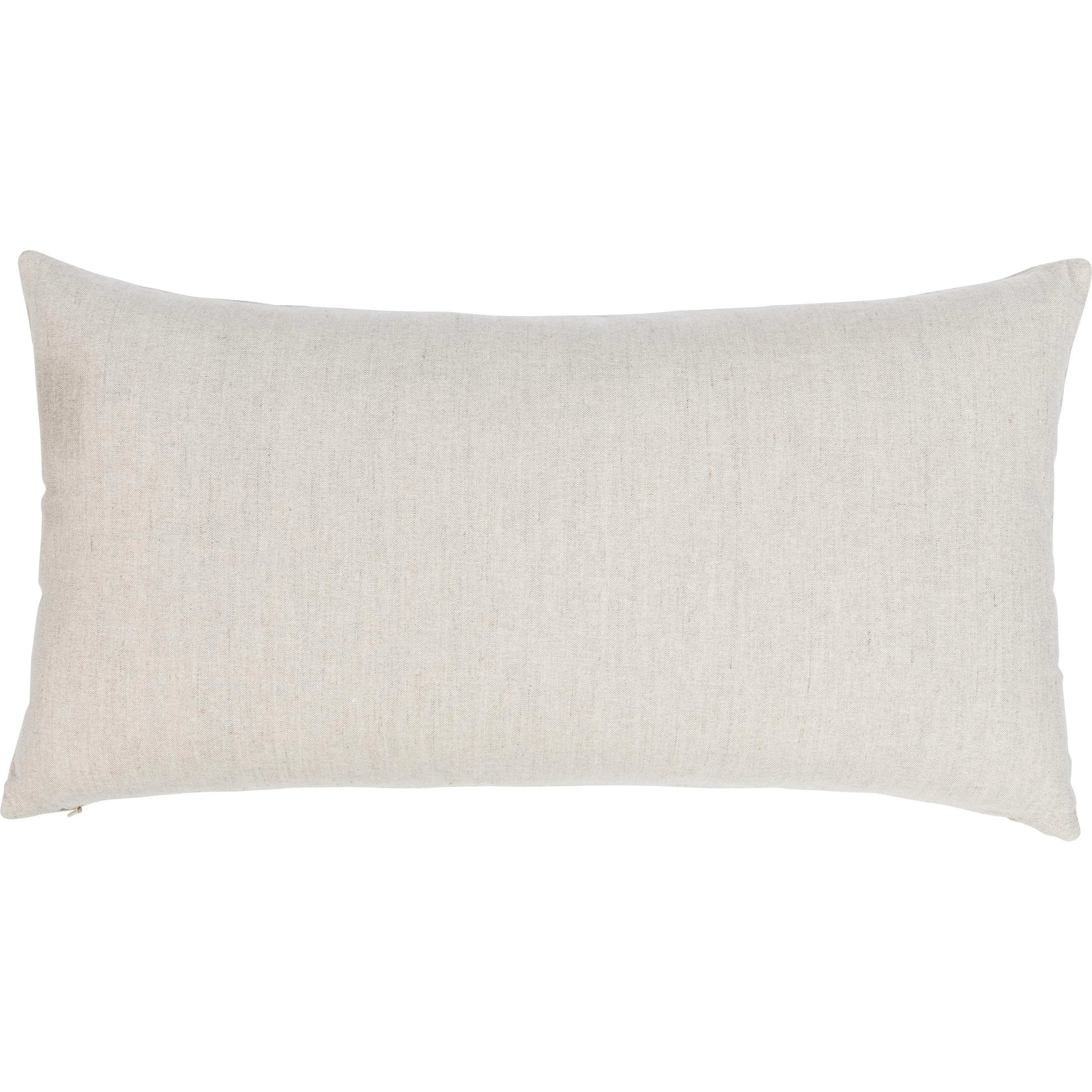 Corbin Cotton Blend Throw Pillow by Villa by Classic Home. Made from 50% cotton, 50% linen, cotton velvet applique in a unique style.