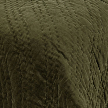 Elms Velvet Cotton Blend Quilt by Villa by Classic Home. Made from 80% cotton, 20% polyester in a unique style.