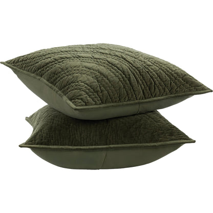 Elms Velvet Cotton Blend Sham by Villa by Classic Home. Made from 80% cotton, 20% polyester in a unique style.