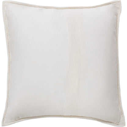 Seville Velvet Fabric Sham by Villa by Classic Home in ivory. Made from 70% nylon, 30% viscose in a unique style.