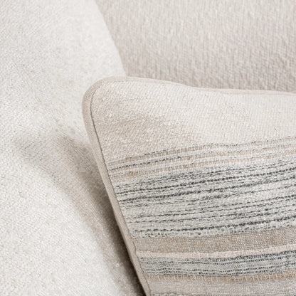 Rockport Cotton Fabric Throw Pillow by Villa by Classic Home in ivory. Made from 100% cotton in a unique style.