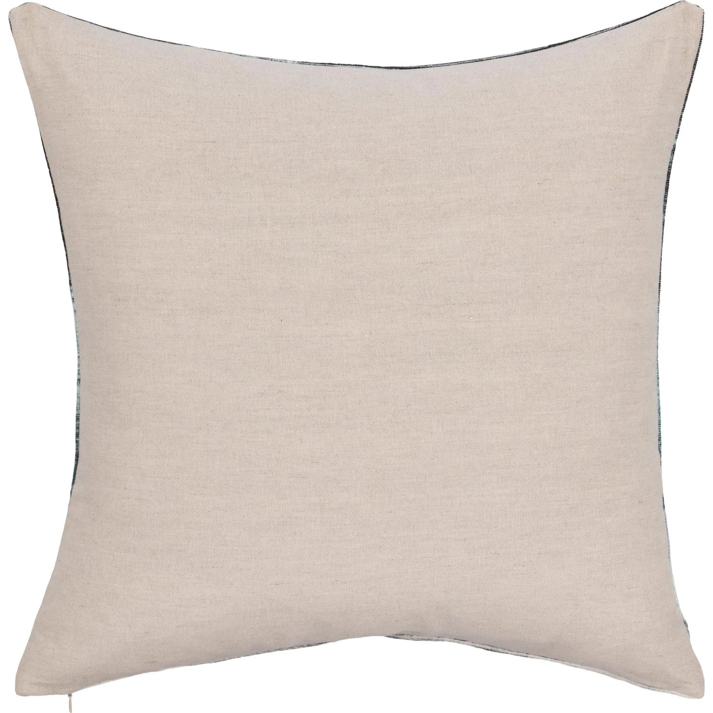 002 SI-2533460 | Additional Silo | Vita Fabric Blend Throw Pillow by Villa by Classic Home in blue. Made from 64% viscose, 20% cotton, 16% polyester, 50% cotton, 50% linen solid back in a unique style.