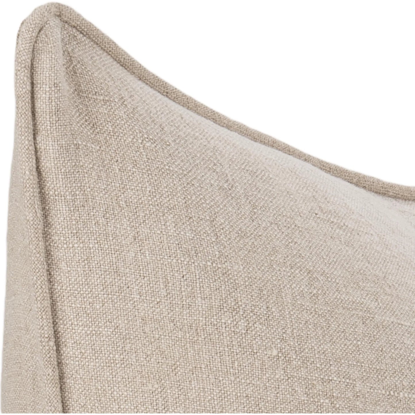 008 SI-2533412 | Closeup | Bedford Linen Fabric Throw Pillow by Villa by Classic Home. Made from 100% linen in a unique style.