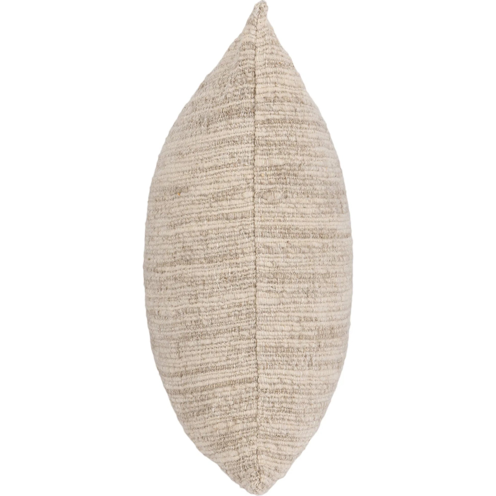 Wharf Linen Blend Throw Pillow by Villa by Classic Home in beige. Made from 70% linen, 30% wool in a unique style.